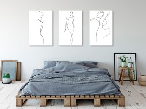 pol-h-a-0110-b-e-w_1 ΠΙΝΑΚΑΣ - SILHOUETTES (COLLECTION) - 120X60