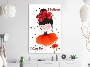 pol-h-c-0065-b-a-w_1 ΠΙΝΑΚΑΣ - I BELIEVE I CAN FLY (1 PART) VERTICAL - 40X60