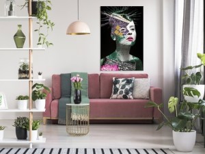 pol-h-c-0078-b-a-w ΠΙΝΑΚΑΣ - COLOURFUL PORTRAIT (1 PART) VERTICAL - 80X120