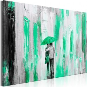 pol-h-c-0116-b-c-eb10 ΠΙΝΑΚΑΣ - UMBRELLA IN LOVE (1 PART) WIDE GREEN - 120X80