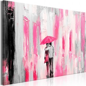 pol-h-c-0116-b-d-eb10 ΠΙΝΑΚΑΣ - UMBRELLA IN LOVE (1 PART) WIDE PINK - 90X60