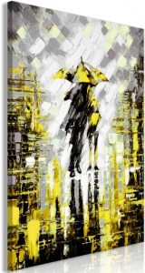 pol-h-c-0117-b-b-eb10 ΠΙΝΑΚΑΣ - LOVERS IN COLOUR (1 PART) VERTICAL YELLOW - 40X60