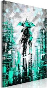 pol-h-c-0117-b-c-eb10 ΠΙΝΑΚΑΣ - LOVERS IN COLOUR (1 PART) VERTICAL GREEN - 40X60