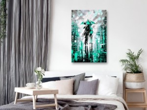 pol-h-c-0117-b-c-w_1 ΠΙΝΑΚΑΣ - LOVERS IN COLOUR (1 PART) VERTICAL GREEN - 60X90