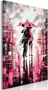 pol-h-c-0117-b-d-eb10 ΠΙΝΑΚΑΣ - LOVERS IN COLOUR (1 PART) VERTICAL PINK - 40X60