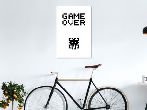 pol-i-a-0151-b-a-w_1 ΠΙΝΑΚΑΣ - GAME OVER (1 PART) VERTICAL - 60X90