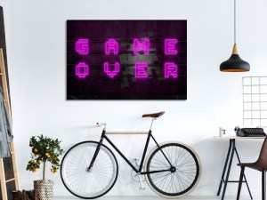 pol-i-a-0152-b-a-w_1 ΠΙΝΑΚΑΣ - PINK NEON (1 PART) WIDE - 120X80