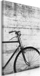 pol-i-b-0063-b-a-eb1 ΠΙΝΑΚΑΣ - BICYCLE AND CONCRETE (1 PART) VERTICAL - 40X60