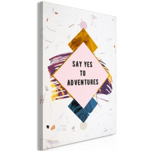 pol-m-a-0782-b-a-eb1 ΠΙΝΑΚΑΣ - SAY YES TO ADVENTURES (1 PART) VERTICAL - 80X120