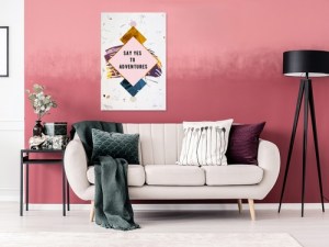 pol-m-a-0782-b-a-w_1 ΠΙΝΑΚΑΣ - SAY YES TO ADVENTURES (1 PART) VERTICAL - 40X60