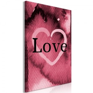 pol-m-a-0798-b-a-eb1 ΠΙΝΑΚΑΣ - BURGUNDY LOVE (1 PART) VERTICAL - 40X60