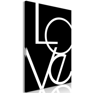 pol-m-a-0801-b-a-eb1 ΠΙΝΑΚΑΣ - BLACK AND WHITE LOVE II (1 PART) VERTICAL - 40X60