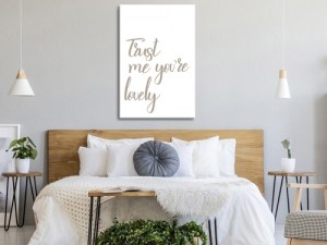 pol-m-a-0803-b-a-w_1 ΠΙΝΑΚΑΣ - TRUST ME YOURE LOVELY (1 PART) VERTICAL - 80X120