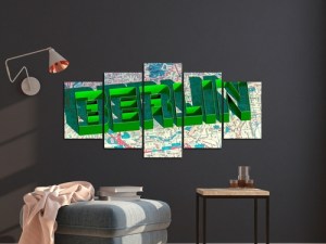 pol-m-a-0817-b-m-w_1 ΠΙΝΑΚΑΣ - GREEN BERLIN (5 PARTS) WIDE - 200X100