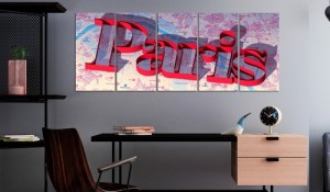 pol-m-a-0818-b-m-ebvis20_1 ΠΙΝΑΚΑΣ - RED PARIS (5 PARTS) NARROW - 225X90