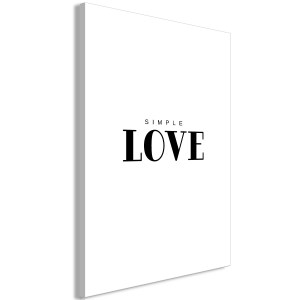 pol-m-a-0866-b-a-eb1 ΠΙΝΑΚΑΣ - SIMPLE LOVE (1 PART) VERTICAL - 40X60