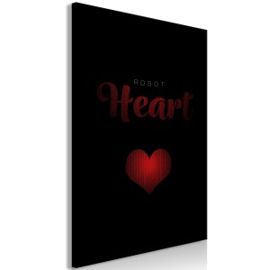 pol-m-a-0868-b-a-eb10 ΠΙΝΑΚΑΣ - ROBOT HEART (1 PART) VERTICAL - 40X60