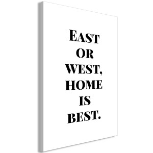 pol-m-a-0877-b-a-eb10 ΠΙΝΑΚΑΣ - HOME IS BEST (1 PART) VERTICAL - 40X60