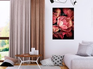 pol-m-c-0285-b-a-w_1 ΠΙΝΑΚΑΣ - THERE ARE SO MANY BEAUTIFUL REASONS TO BE HAPPY (1 PART) VERTICAL - 40X60