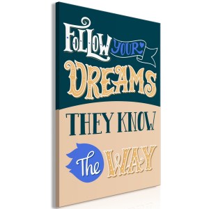 pol-m-c-0286-b-a-eb1 ΠΙΝΑΚΑΣ - FOLLOW YOUR DREAMS (1 PART) VERTICAL - 40X60