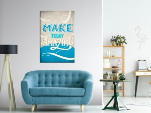 pol-m-c-0287-b-a-w_1 ΠΙΝΑΚΑΣ - MAKE TODAY AMAZING (1 PART) VERTICAL - 80X120