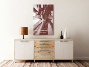pol-m-c-0309-b-a-w_1 ΠΙΝΑΚΑΣ - FORGIVE YOUR ENEMIES, BUT NEVER FORGET THEIR NAMES (1 PART) VERTICAL - 80X120
