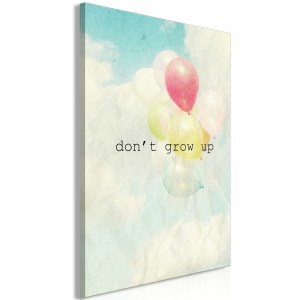 pol-m-c-0310-b-a-eb1 ΠΙΝΑΚΑΣ - DONT GROW UP (1 PART) VERTICAL - 40X60