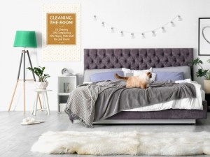 pol-m-c-0311-b-a-w ΠΙΝΑΚΑΣ - CLEANING ROOM (1 PART) VERTICAL - 60X90