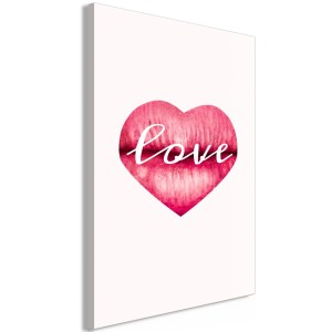 pol-m-c-0325-b-a-eb1 ΠΙΝΑΚΑΣ - LOVE LIPS (1 PART) VERTICAL - 40X60