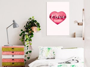 pol-m-c-0325-b-a-w_1 ΠΙΝΑΚΑΣ - LOVE LIPS (1 PART) VERTICAL - 60X90