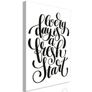 pol-n-a-0749-b-a-eb1 ΠΙΝΑΚΑΣ - EVERY DAY IS A FRESH START (1 PART) VERTICAL - 40X60