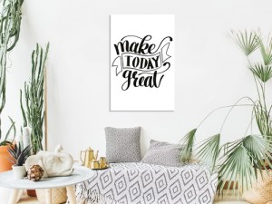 pol-n-a-0751-b-a-w_1 ΠΙΝΑΚΑΣ - MAKE TODAY GREAT (1 PART) VERTICAL - 60X90