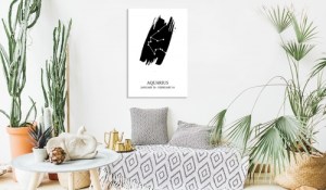 pol-n-a-0787-b-a-ebvis2_1 ΠΙΝΑΚΑΣ - ZODIAC SIGNS: AQUARIUS (1 PART) VERTICAL - 40X60