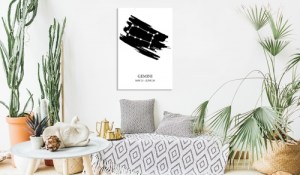 pol-n-a-0790-b-a-ebvis2_1 ΠΙΝΑΚΑΣ - ZODIAC SIGNS: GEMINI (1 PART) VERTICAL - 60X90