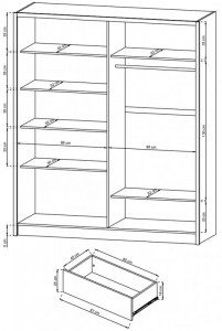 pol-portal_dimensions ΝΤΟΥΛΑΠΑ PORTAL-LEUKO-ΜΗΚΟΣ: 130 ΕΚ.