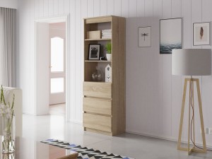 pol-regal_office_21_ ΒΙΒΛΙΟΘΗΚΗ RACK 3D-LEUKO