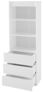pol-regal_office_22_ ΒΙΒΛΙΟΘΗΚΗ RACK 3D-LEUKO