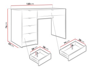 pol-ti_biurko_5sz_w ΤΟΥΑΛΕΤΑ TIRENO-MPEZ