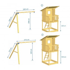 shw-008.001.003.001-1,50-2-8350 ΞΥΛΙΝΟΣ ΠΥΡΓΟΣ BEACH HUT ΜΕ ΠΡΟΕΚΤΑΣΗ ΠΥΡΓΟΣ BEACH HUT ΜΕ ΥΨΟΣ ΤΣΟΥΛΗΘΡΑΣ 150ΕΚ. ΚΑΙ ΠΡΟΕΚΤΑΣΗ