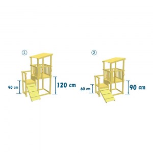 shw-008.001.005.001-0,90-14865 ΞΥΛΙΝΟΣ ΠΥΡΓΟΣ CASCADE ΞΥΛΙΝΟΣ ΠΥΡΓΟΣ - CASCADE 90ΕΚ.