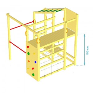 shw-008.001.009.001-1-14888 ΞΥΛΙΝΟΣ ΠΥΡΓΟΣ CROSSFIT ΠΥΡΓΟΣ CROSSFIT ΜΕ ΥΨΟΣ ΤΣΟΥΛΗΘΡΑΣ 150ΕΚ.