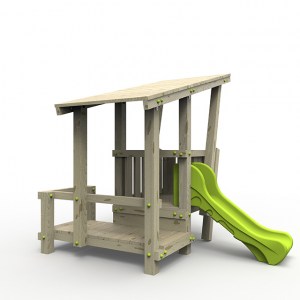 shw-009.006.001.001-1-8723 ΞΥΛΙΝΗ ΠΑΙΔΙΚΗ ΧΑΡΑ | SURF SHACK WHITE RHINO |  SURF SHACK