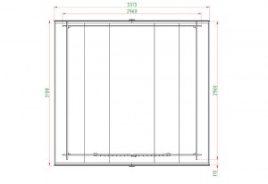 shw-015170-9232 ΞΥΛΙΝΗ ΑΠΟΘΗΚΗ ΚΗΠΟΥ 296 X 296ΕΚ. ΑΠΟΘΗΚΗ ΚΗΠΟΥ 296 X 296ΕΚ. | 16 407