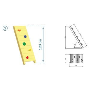 shw-080001-11357 ΞΥΛΙΝΟΣ ΤΟΙΧΟΣ ΑΝΑΡΡΙΧΗΣΗΣ ΜΕ ΒΡΑΧΟΥΣ ΡΑΜΠΑ ΑΝΑΡΡΙΧΗΣΗΣ ΜΕ ΒΡΑΧΟΥΣ BOX