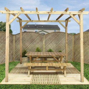 shw-10-389730-12311 ΞΥΛΙΝΟΣ ΣΚΕΛΕΤΟΣ ΠΕΡΓΚΟΛΑΣ 300 X 500ΕΚ.