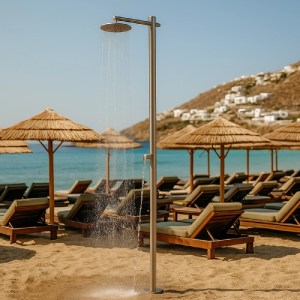 shw-18501-20318 ΣΤΗΛΗ ΝΤΟΥΣ PREMIUM INOX - 1 ΕΞΟΔΟΣ – ΖΕΣΤΟ/ΚΡΥΟ