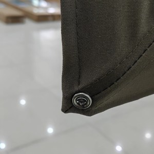 shw-20201-20374 PREMIUM ΟΜΠΡΕΛΑ ΚΗΠΟΥ 3X3.5M ΜΠΕΖ TAUPE