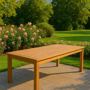 shw-22024-21552 ΤΡΑΠΕΖΙ TEAK 100 X 250ΕΚ.