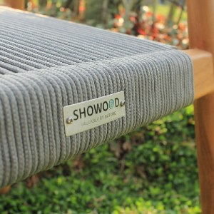 shw-22025-21405 PREMIUM ΚΑΡΕΚΛΑ TEAK ΜΕ ΓΚΡΙ ΣΧΟΙΝΙΑ