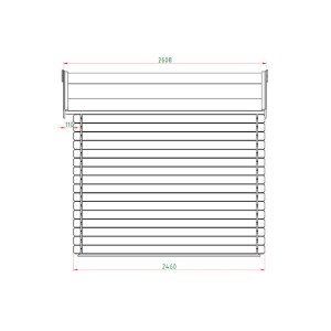 shw-251250-20920 ΞΥΛΙΝΟ ΣΠΙΤΑΚΙ – ΑΠΟΘΗΚΗ ΚΗΠΟΥ 246 × 246 ΕΚ.